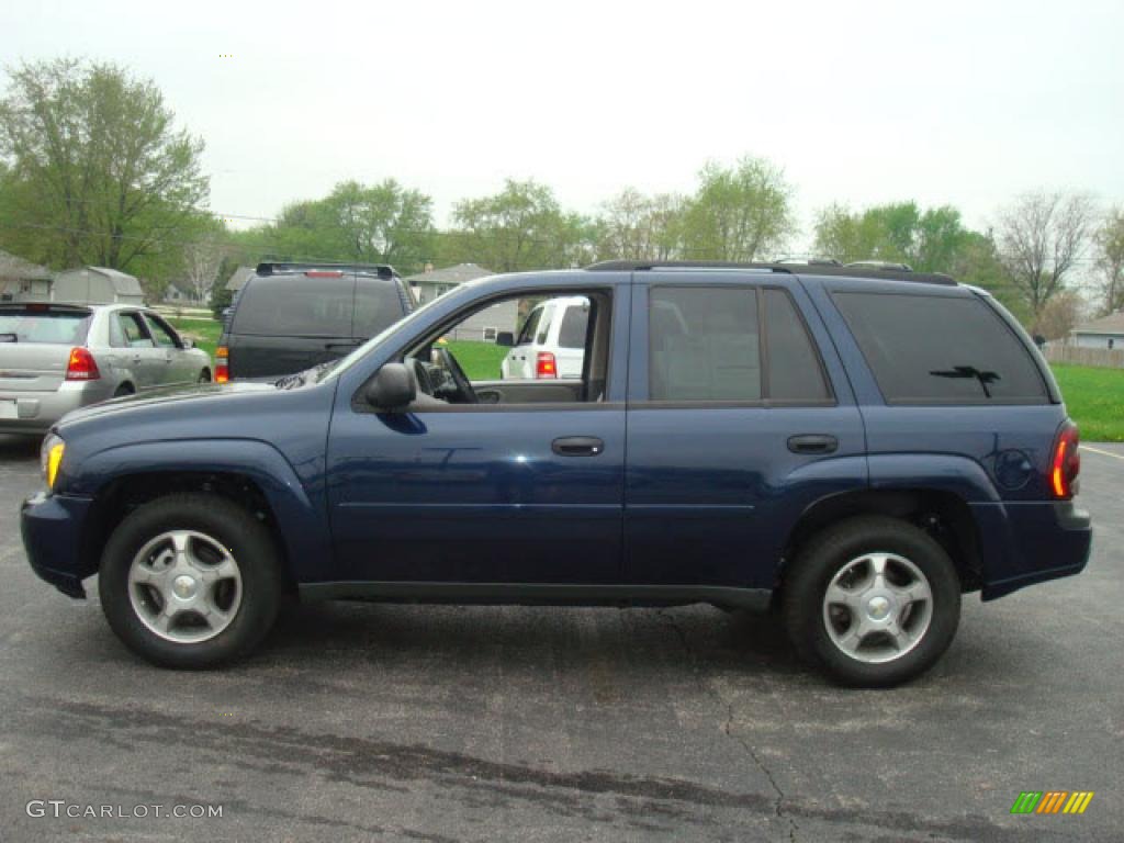 2008 TrailBlazer LS 4x4 - Imperial Blue Metallic / Light Gray photo #1