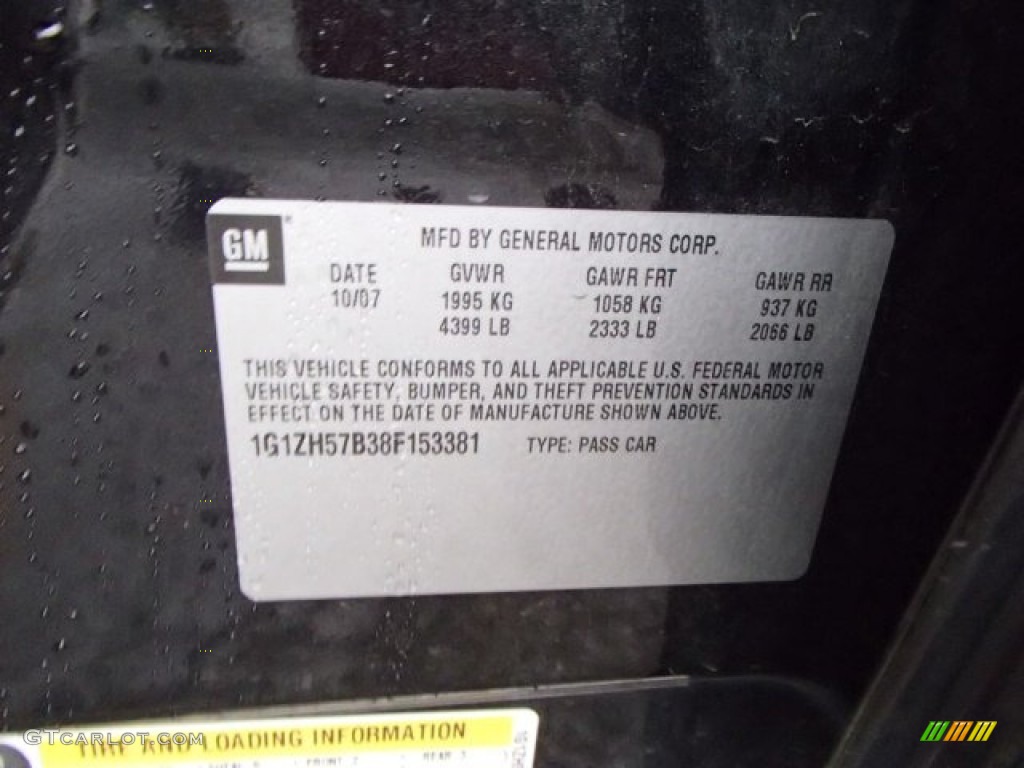 2008 Malibu LT Sedan - Black Granite Metallic / Ebony photo #20