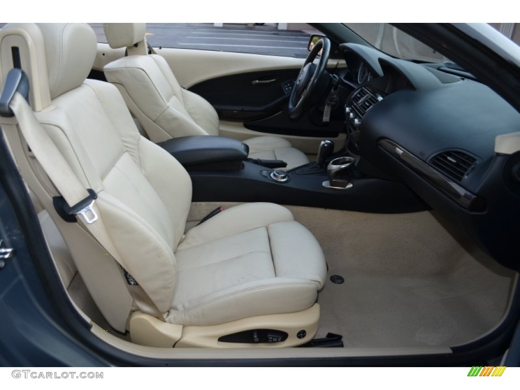 2006 6 Series 650i Convertible - Atlantic Blue Metallic / Cream Beige photo #17