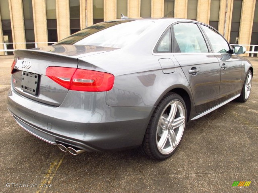 2014 S4 Premium plus 3.0 TFSI quattro - Monsoon Gray Metallic / Black photo #2