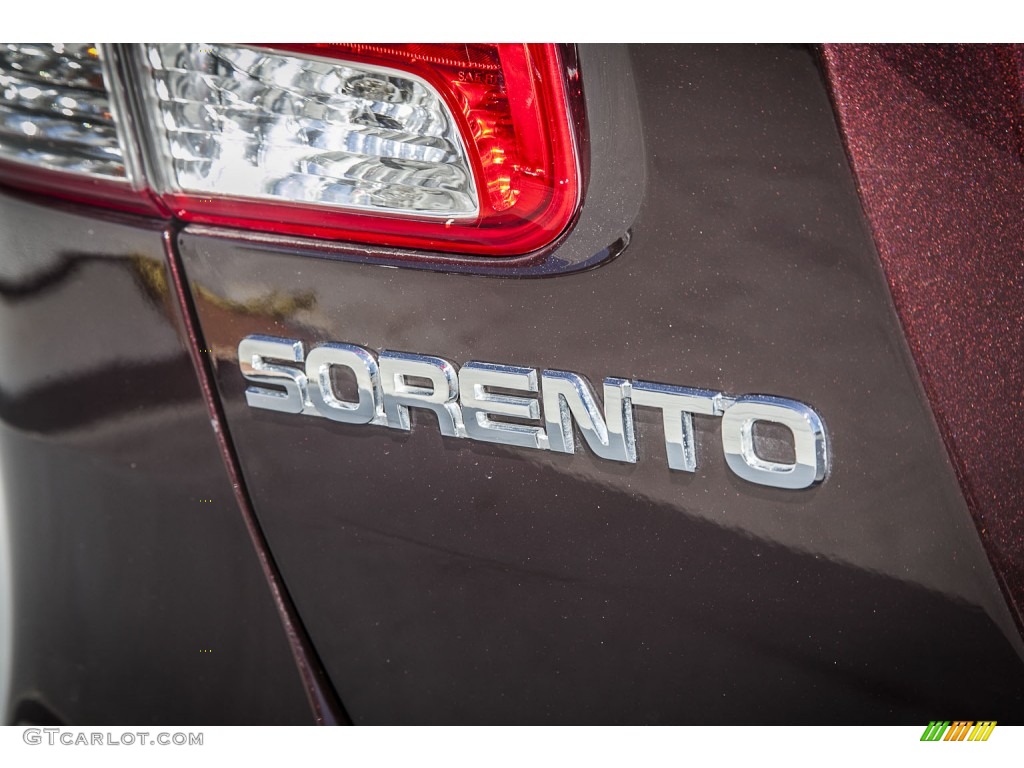 2012 Sorento LX - Dark Cherry / Beige photo #7