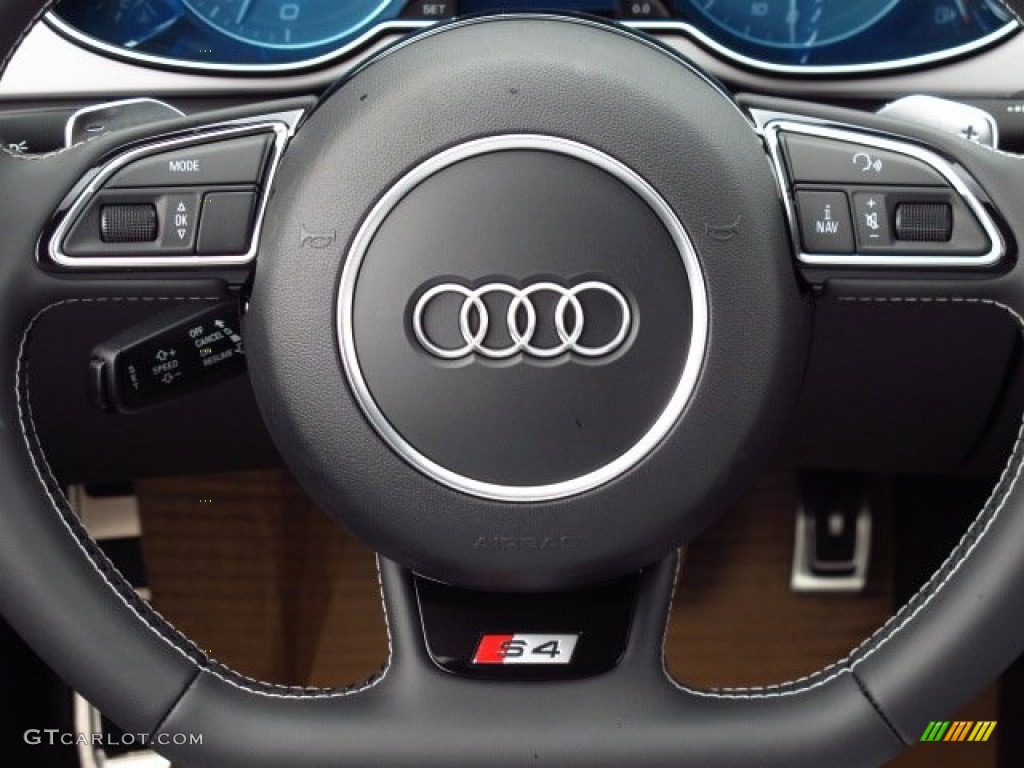 2014 S4 Premium plus 3.0 TFSI quattro - Monsoon Gray Metallic / Black photo #17