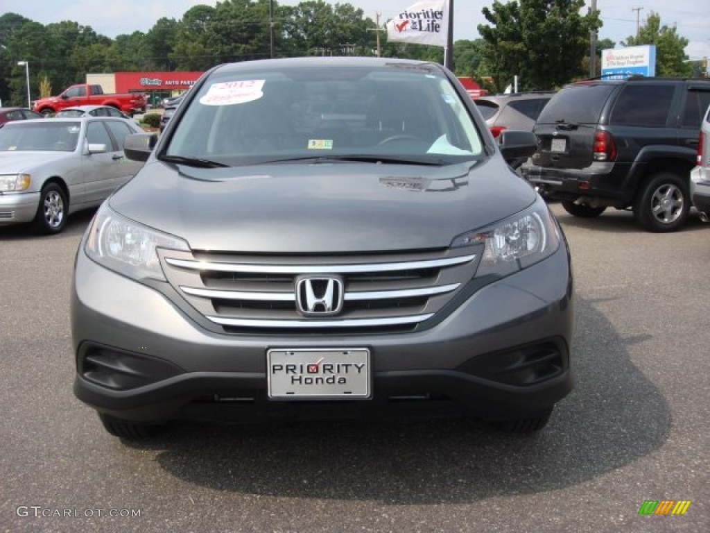 2012 CR-V LX - Polished Metal Metallic / Gray photo #9