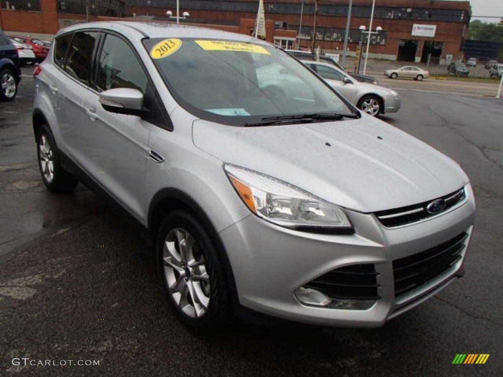 2013 Escape SEL 2.0L EcoBoost 4WD - Ingot Silver Metallic / Medium Light Stone photo #2