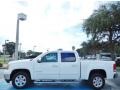 2009 White Diamond Tricoat GMC Sierra 1500 SLT Crew Cab  photo #2