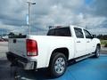 White Diamond Tricoat 2009 GMC Sierra 1500 SLT Crew Cab Exterior