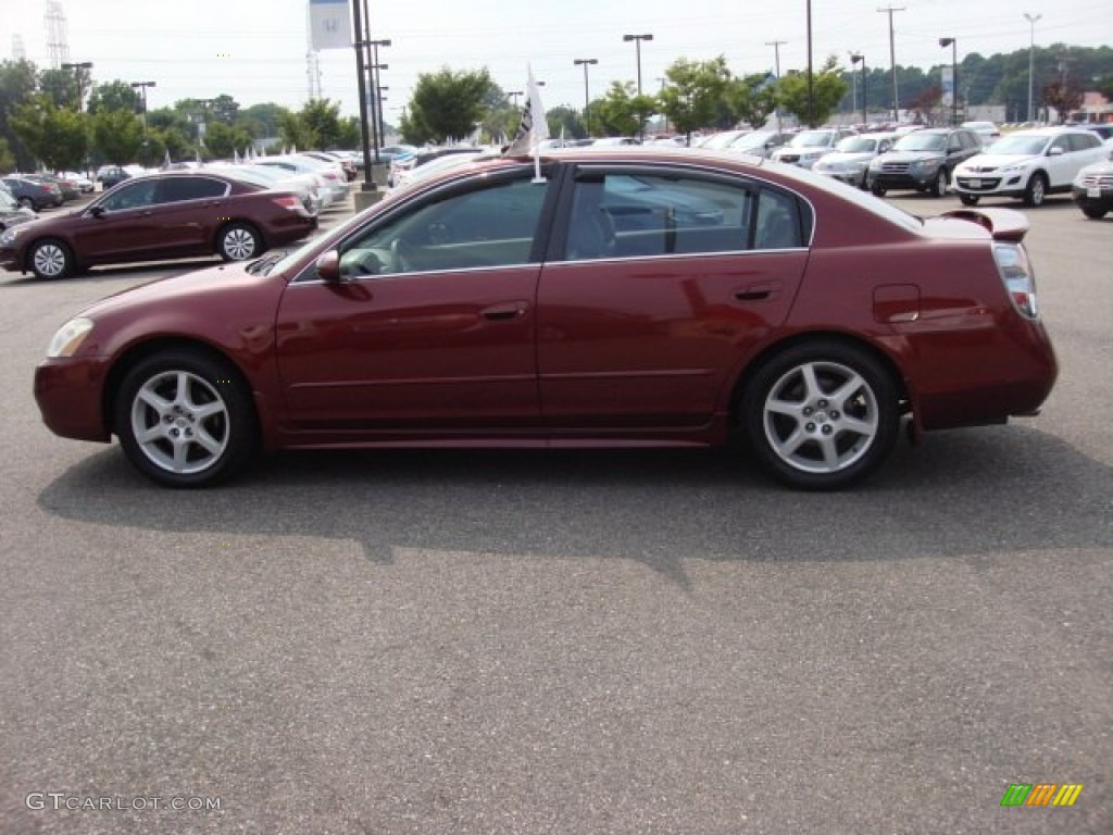2002 Altima 3.5 SE - Nouveau Ruby / Blond Beige photo #4
