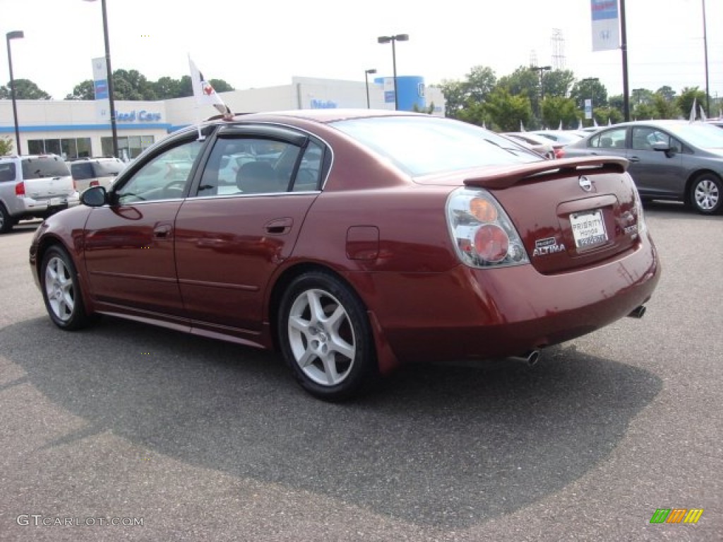 2002 Altima 3.5 SE - Nouveau Ruby / Blond Beige photo #5