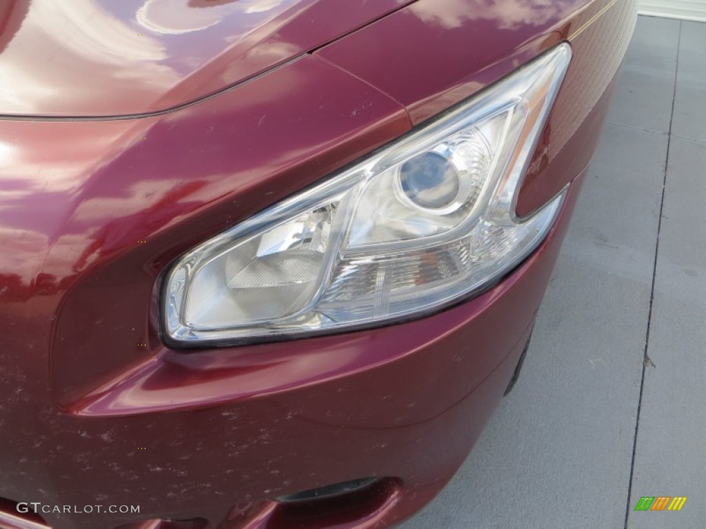 2010 Maxima 3.5 SV - Tuscan Sun Red / Caffe Latte photo #9