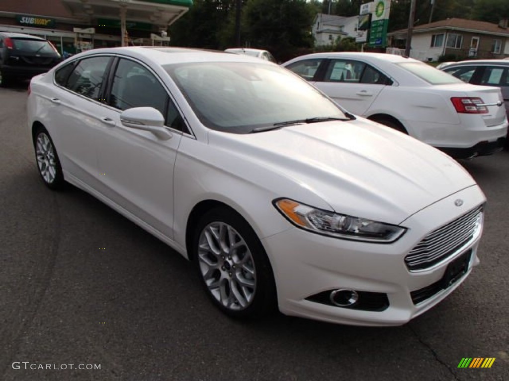 2013 Fusion Titanium - White Platinum Metallic Tri-coat / Charcoal Black photo #3