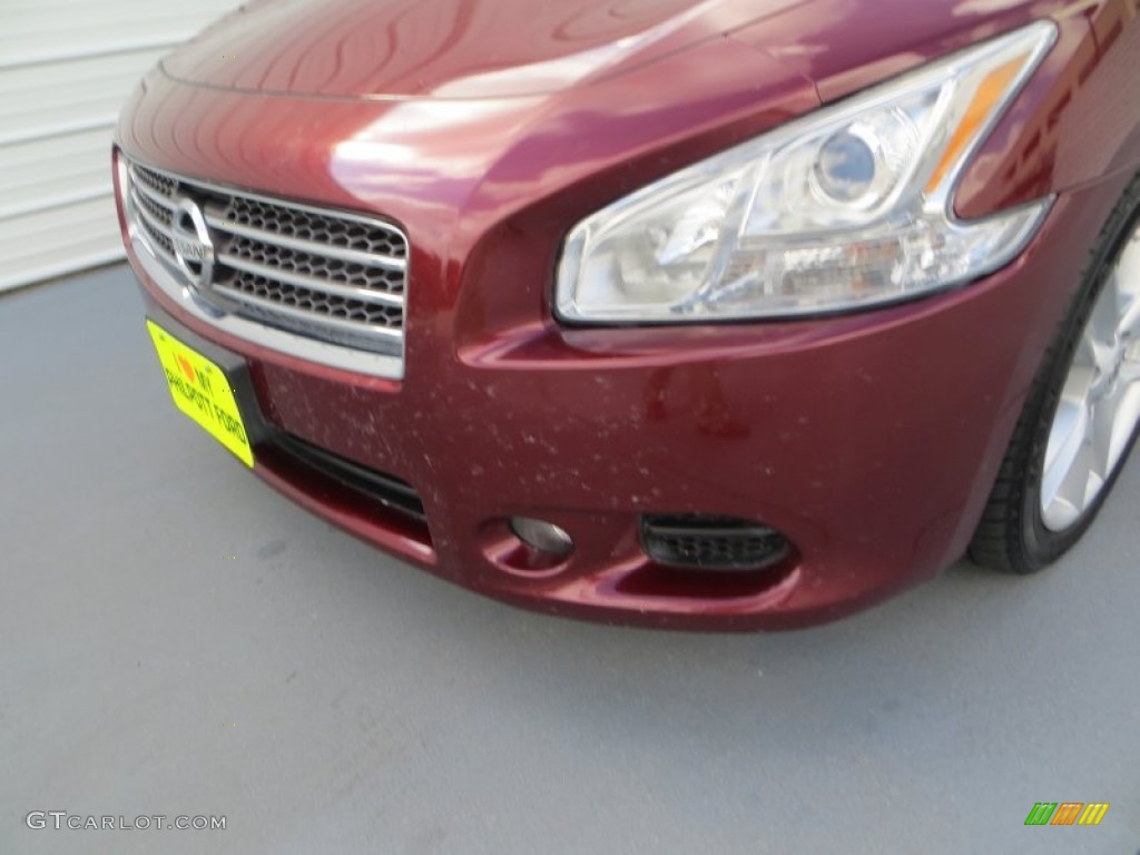 2010 Maxima 3.5 SV - Tuscan Sun Red / Caffe Latte photo #10