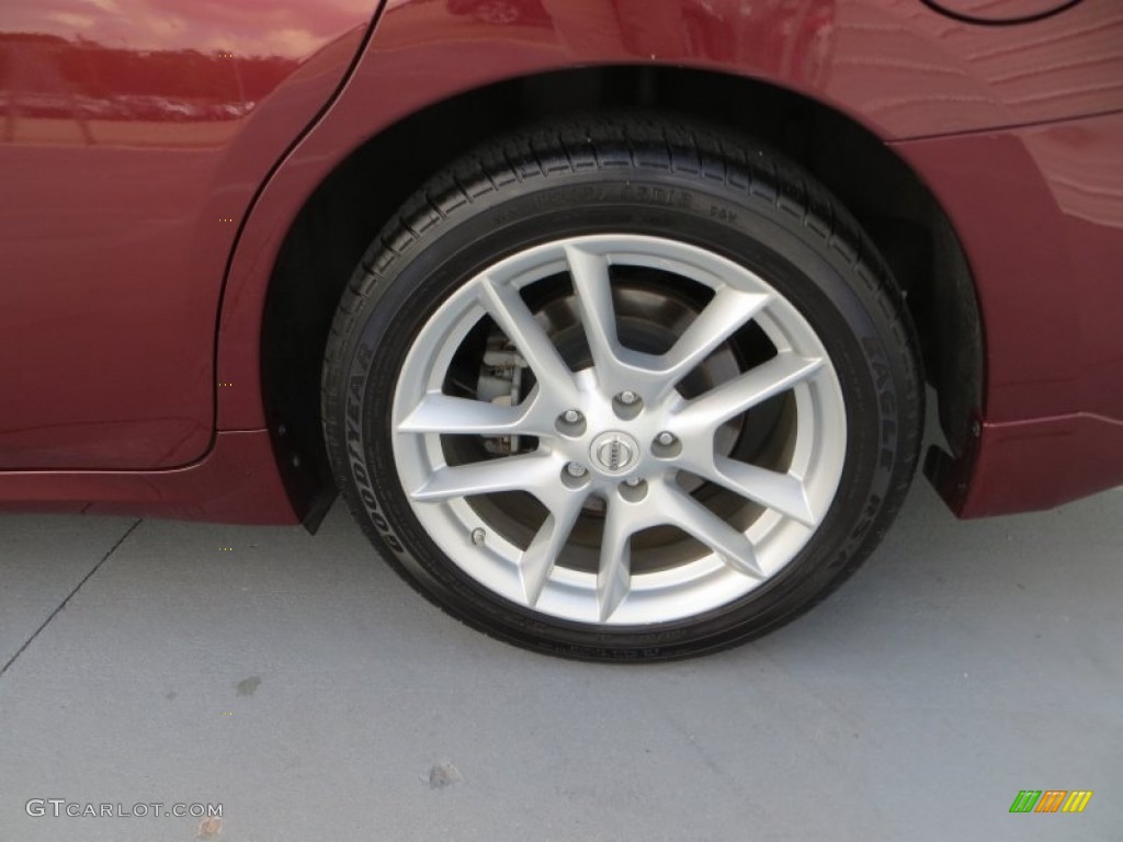 2010 Maxima 3.5 SV - Tuscan Sun Red / Caffe Latte photo #12