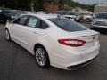 2013 White Platinum Metallic Tri-coat Ford Fusion Titanium  photo #7