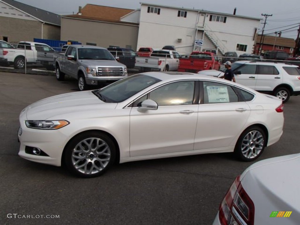 2013 Fusion Titanium - White Platinum Metallic Tri-coat / Charcoal Black photo #8