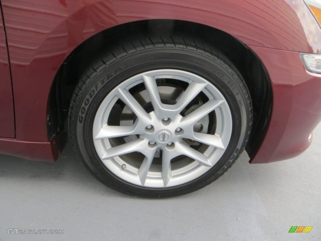 2010 Maxima 3.5 SV - Tuscan Sun Red / Caffe Latte photo #14