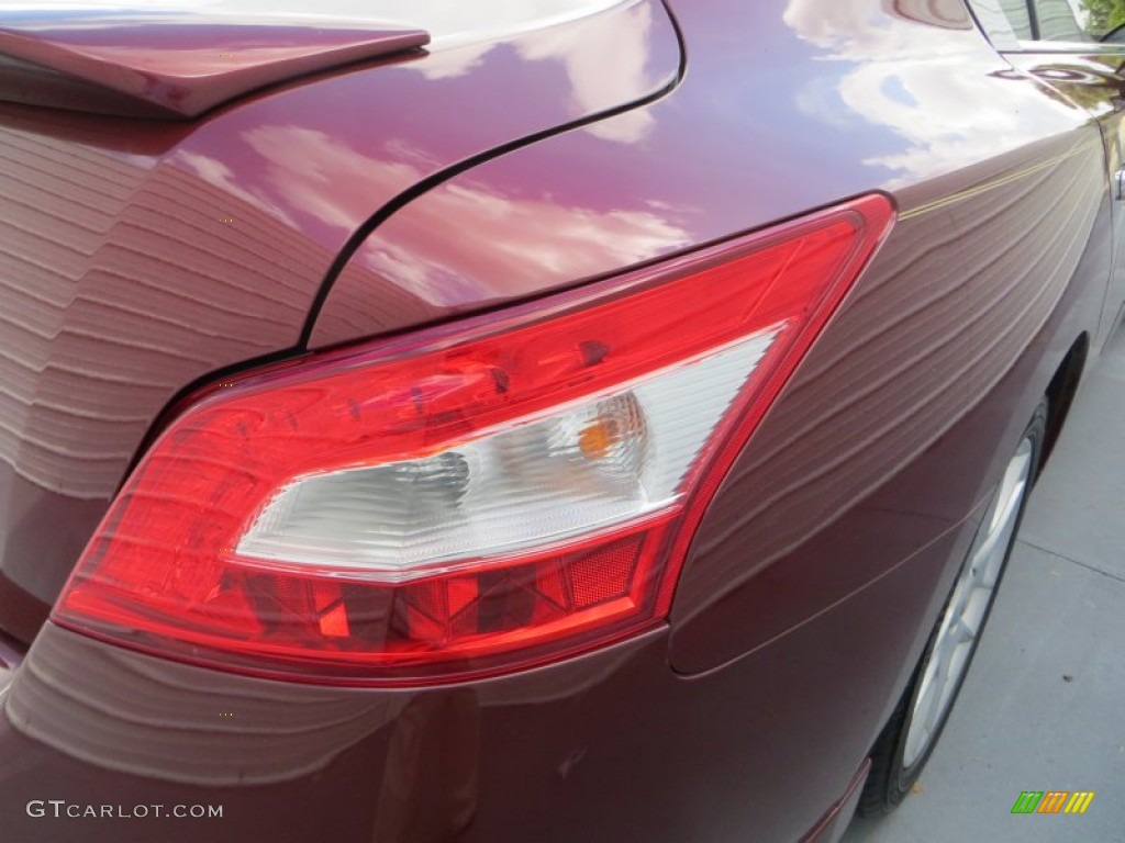 2010 Maxima 3.5 SV - Tuscan Sun Red / Caffe Latte photo #15