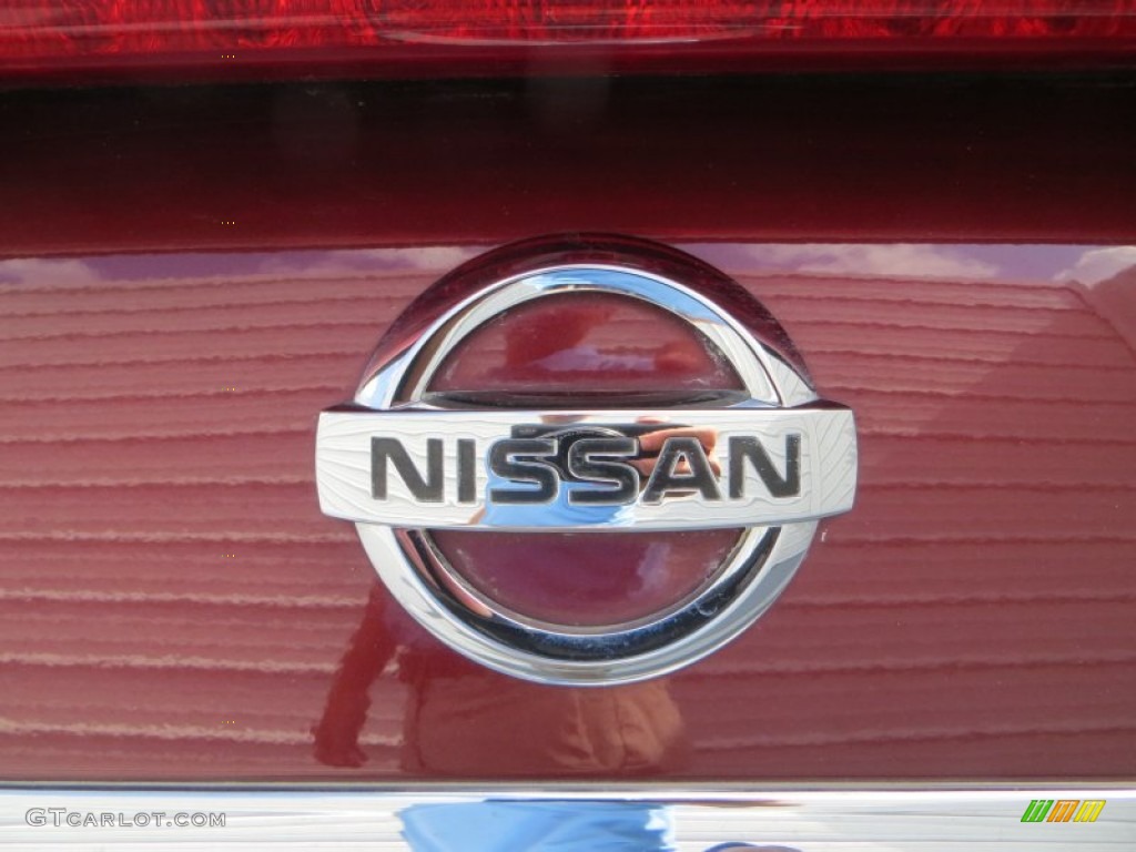 2010 Maxima 3.5 SV - Tuscan Sun Red / Caffe Latte photo #16