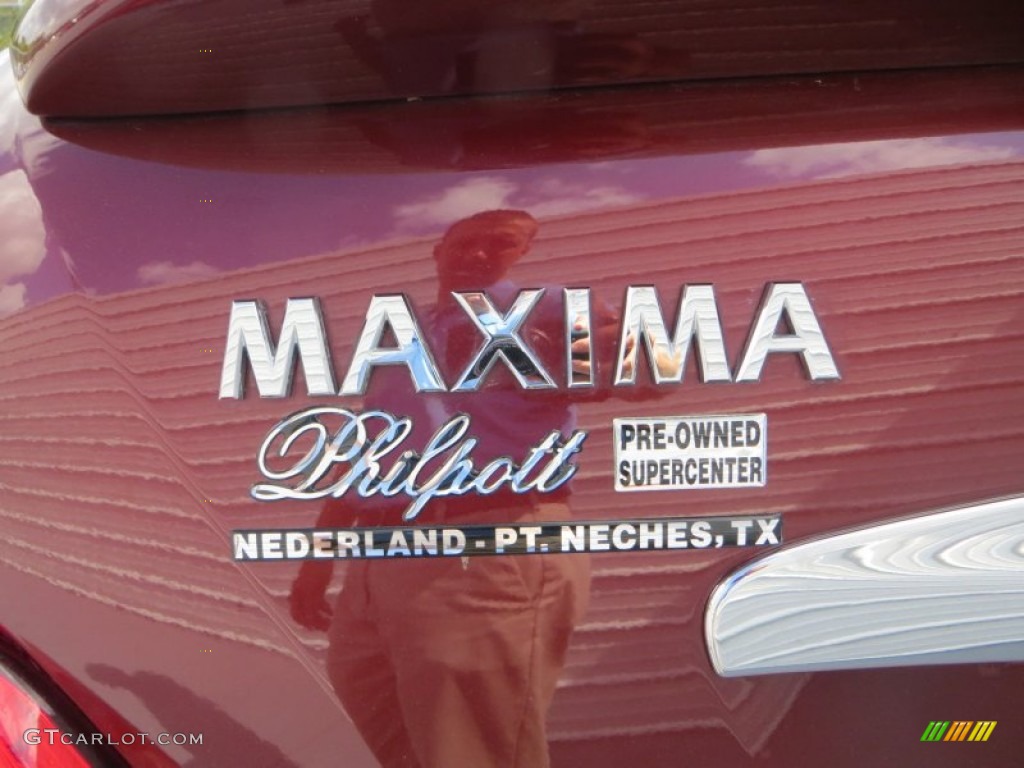 2010 Maxima 3.5 SV - Tuscan Sun Red / Caffe Latte photo #17