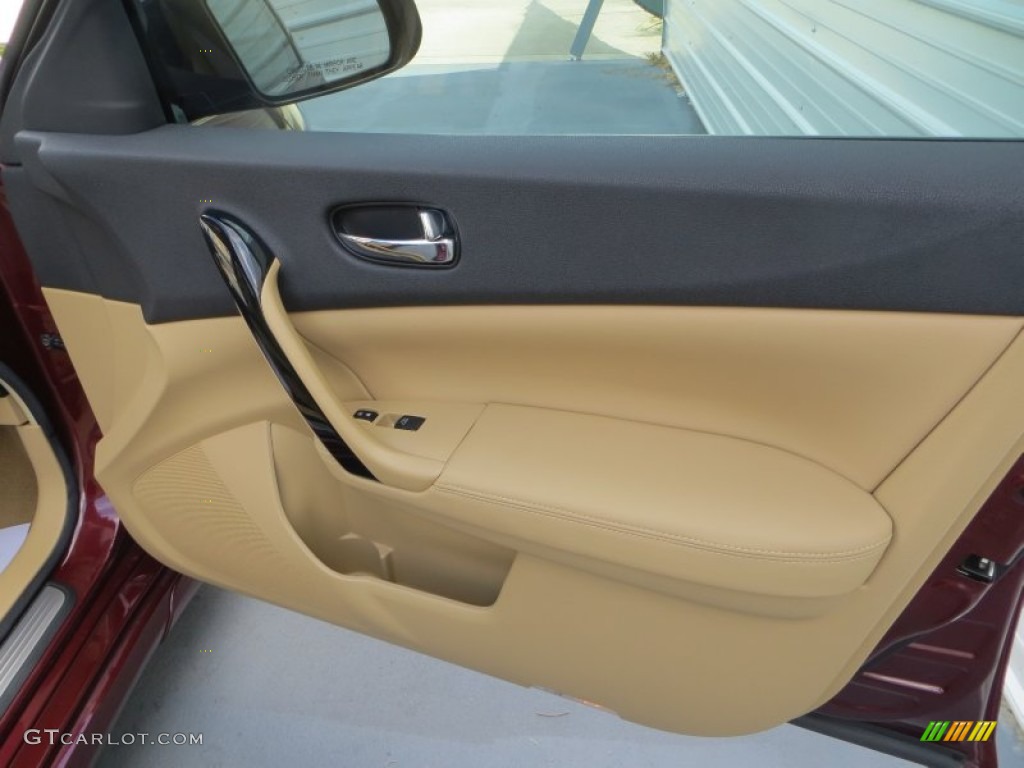 2010 Maxima 3.5 SV - Tuscan Sun Red / Caffe Latte photo #20