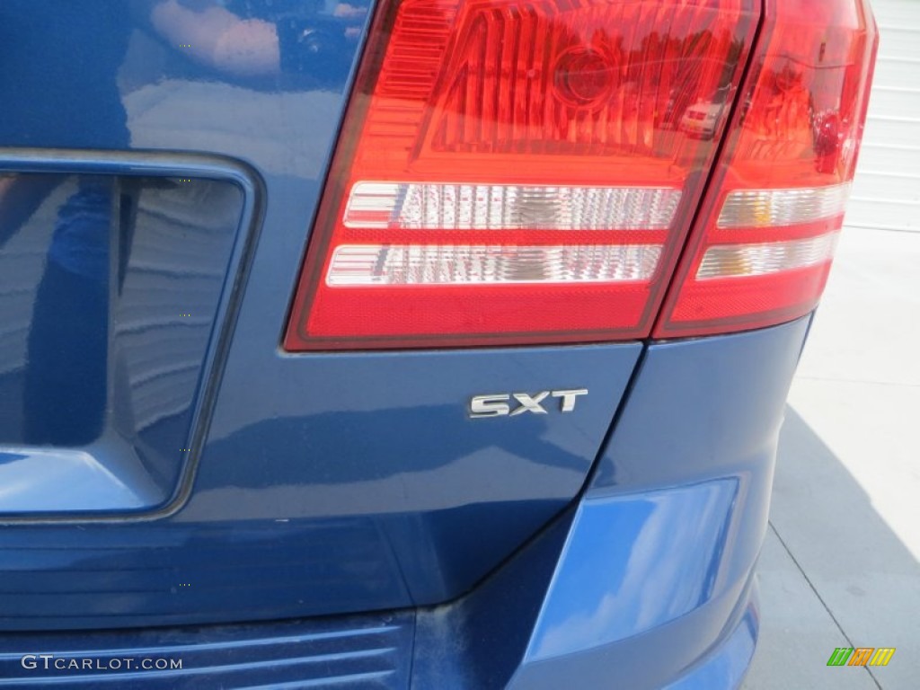 2009 Journey SXT - Deep Water Blue Pearl / Dark Slate Gray/Light Graystone photo #7