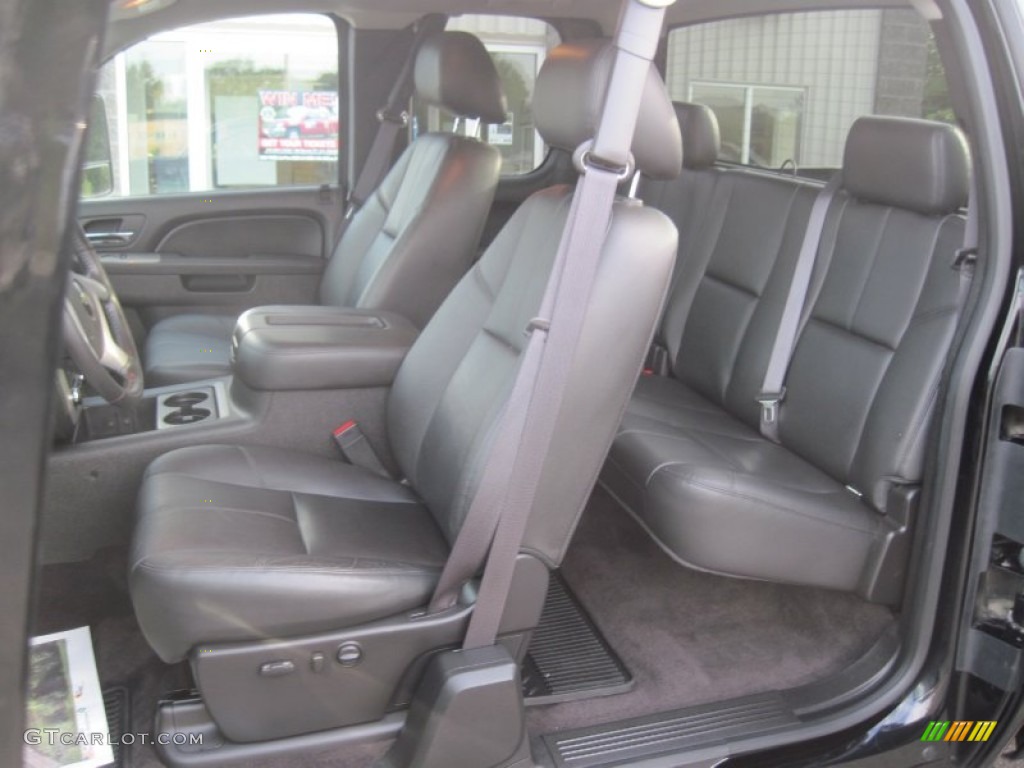 Ebony Interior 2012 Chevrolet Silverado 2500HD LTZ Extended Cab 4x4 Photo #85519709