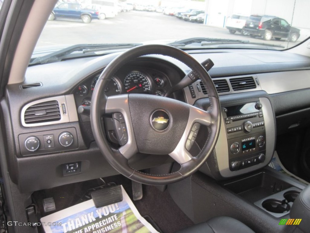 2012 Chevrolet Silverado 2500HD LTZ Extended Cab 4x4 Ebony Dashboard Photo #85519730