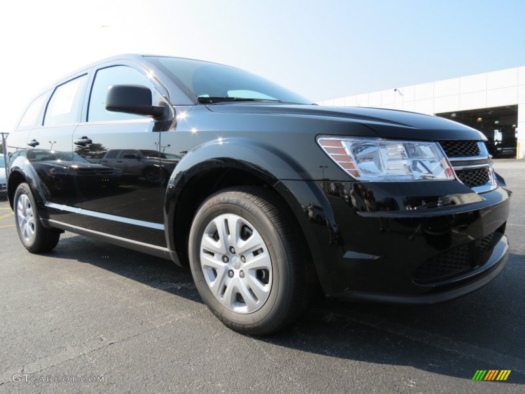 Pitch Black 2014 Dodge Journey Amercian Value Package Exterior Photo #85520216