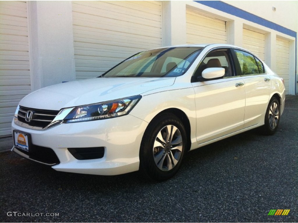 2013 Accord LX Sedan - White Orchid Pearl / Ivory photo #1