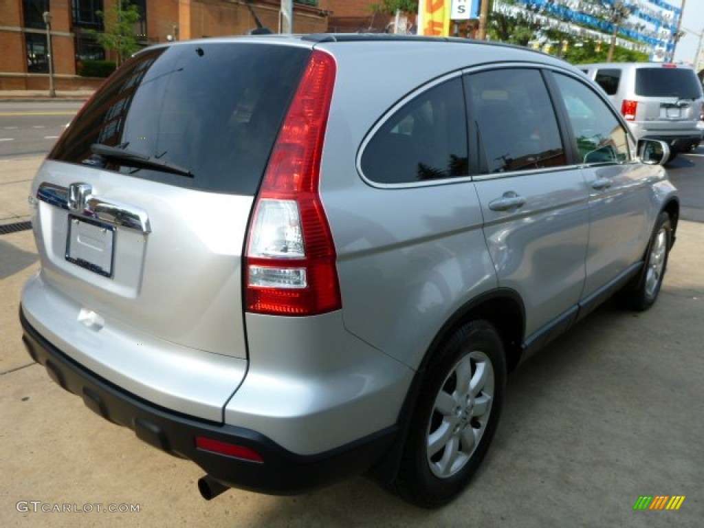 2009 CR-V EX-L 4WD - Alabaster Silver Metallic / Black photo #8