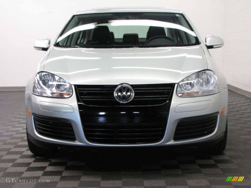 2010 Jetta Wolfsburg Edition Sedan - Reflex Silver Metallic / Titan Black photo #3