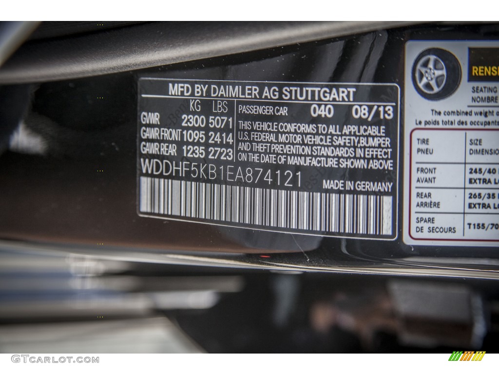 2014 E 350 Sport Sedan - Black / Black photo #7