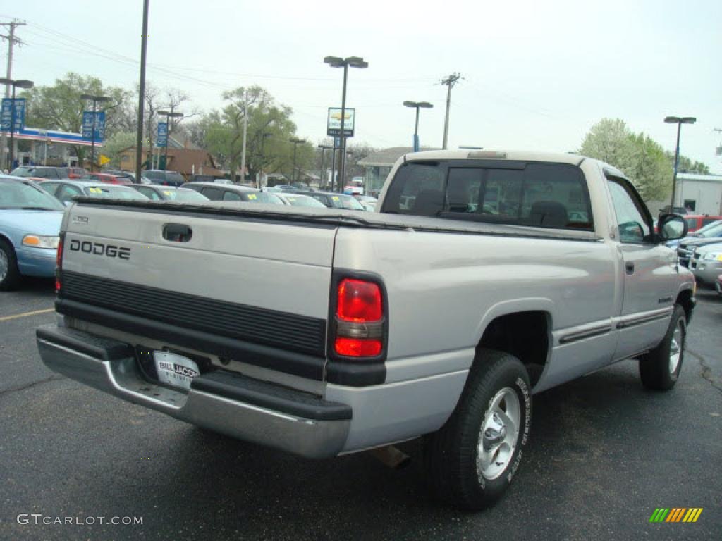 1999 Ram 1500 SLT Regular Cab - Silver Metallic / Agate Black photo #5