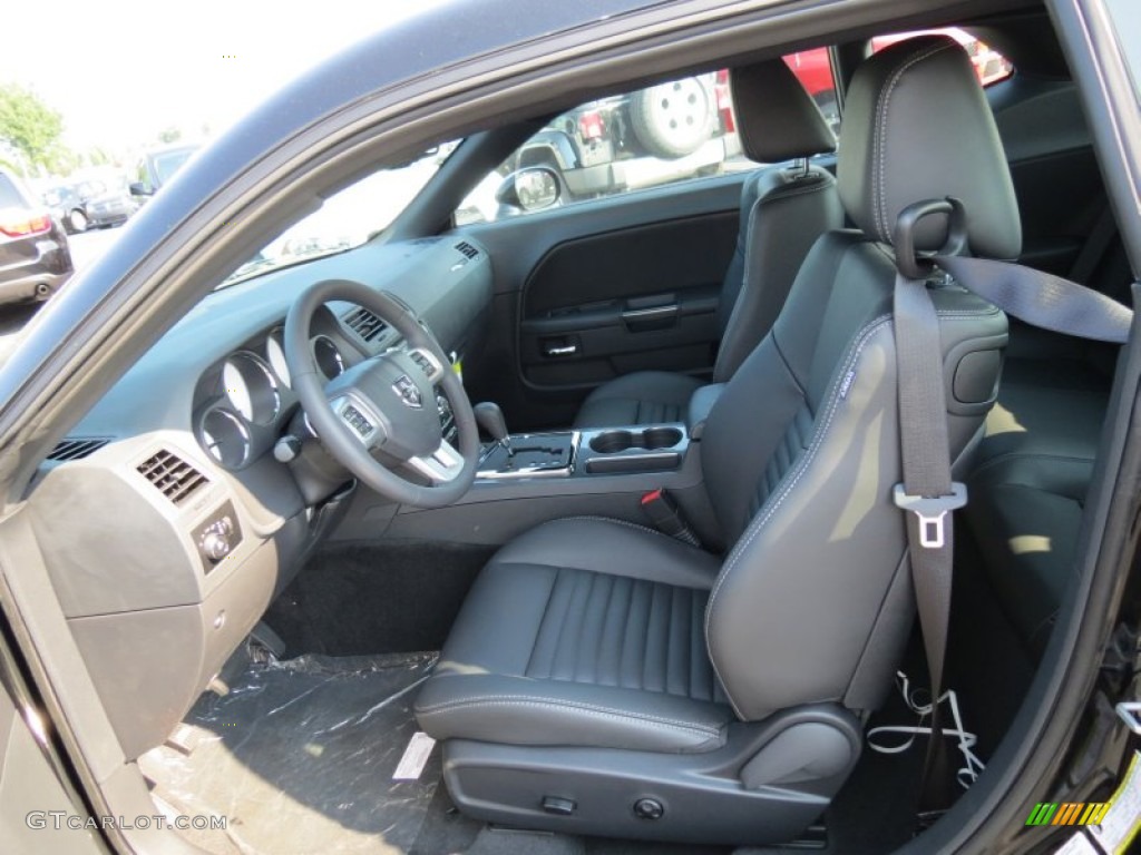 Dark Slate Gray Interior 2014 Dodge Challenger Rallye Redline Photo #85522463