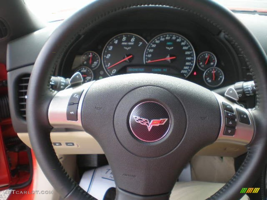 2011 Corvette Coupe - Inferno Orange Metallic / Ebony Black/Cashmere photo #6