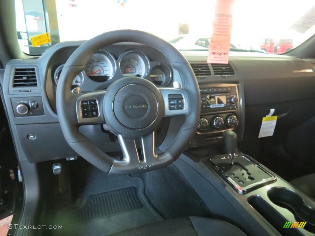 2014 Dodge Challenger SRT8 Core Dark Slate Gray Dashboard Photo #85523222