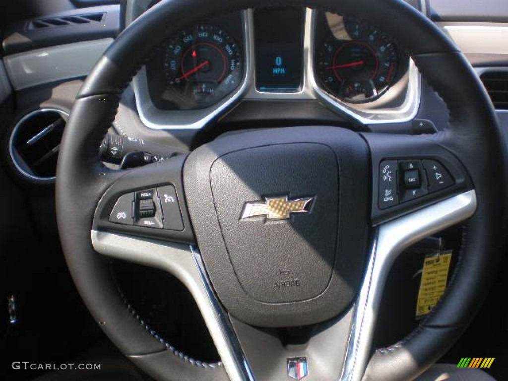 2012 Camaro LT 45th Anniversary Edition Convertible - Carbon Flash Metallic / Jet Black photo #8