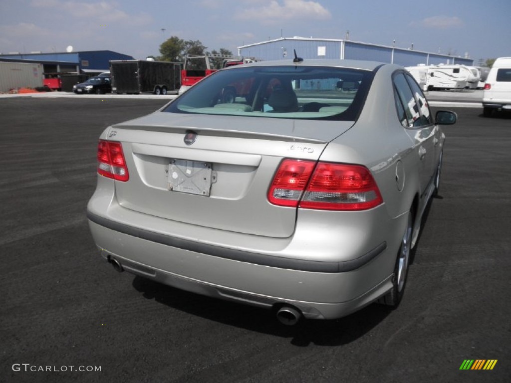 2007 9-3 Aero Sport Sedan - Parchment Silver Metallic / Parchment/Black photo #25