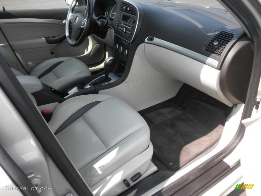 2007 9-3 Aero Sport Sedan - Parchment Silver Metallic / Parchment/Black photo #27