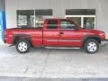 2004 Victory Red Chevrolet Silverado 1500 LT Extended Cab 4x4  photo #2