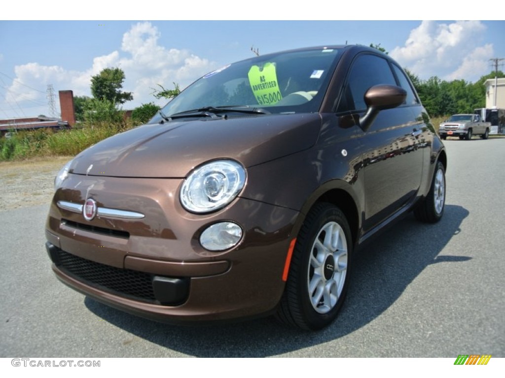 2012 500 Pop - Espresso (Brown) / Tessuto Marrone/Avorio (Brown/Ivory) photo #2