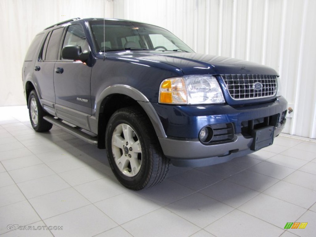 Dark Blue Pearl Metallic Ford Explorer