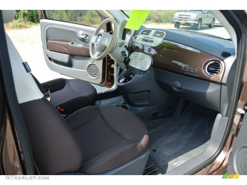 2012 500 Pop - Espresso (Brown) / Tessuto Marrone/Avorio (Brown/Ivory) photo #17