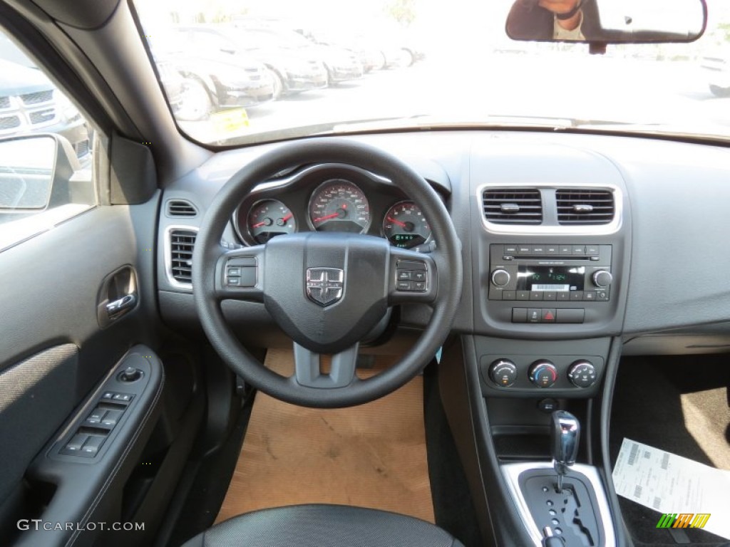 2014 Dodge Avenger SE Black Dashboard Photo #85524443