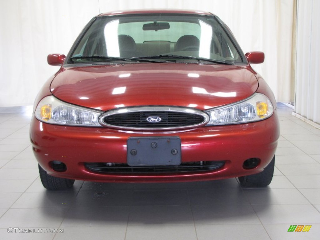 1998 Contour SE - Toreador Red Metallic / Medium Parchment photo #2