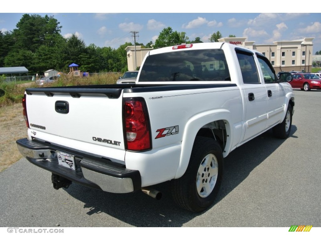 2005 Silverado 1500 Z71 Crew Cab 4x4 - Summit White / Medium Gray photo #6