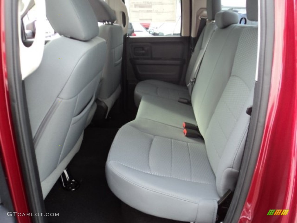 2014 1500 Express Quad Cab 4x4 - Deep Cherry Red Crystal Pearl / Black/Diesel Gray photo #8