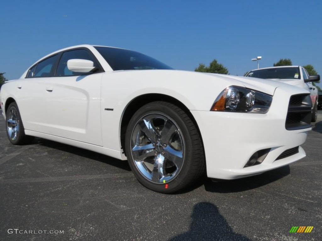 Bright White 2014 Dodge Charger R/T Road & Track Exterior Photo #85525781