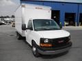 Summit White - Savana Cutaway 3500 Commercial Moving Truck Photo No. 2