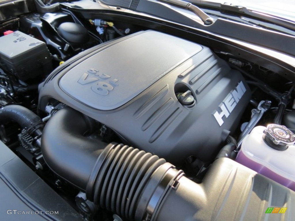 2014 Dodge Charger R/T 5.7 Liter HEMI OHV 16-Valve VVT MDS V8 Engine Photo #85526219