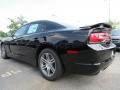 2014 Pitch Black Dodge Charger R/T  photo #2